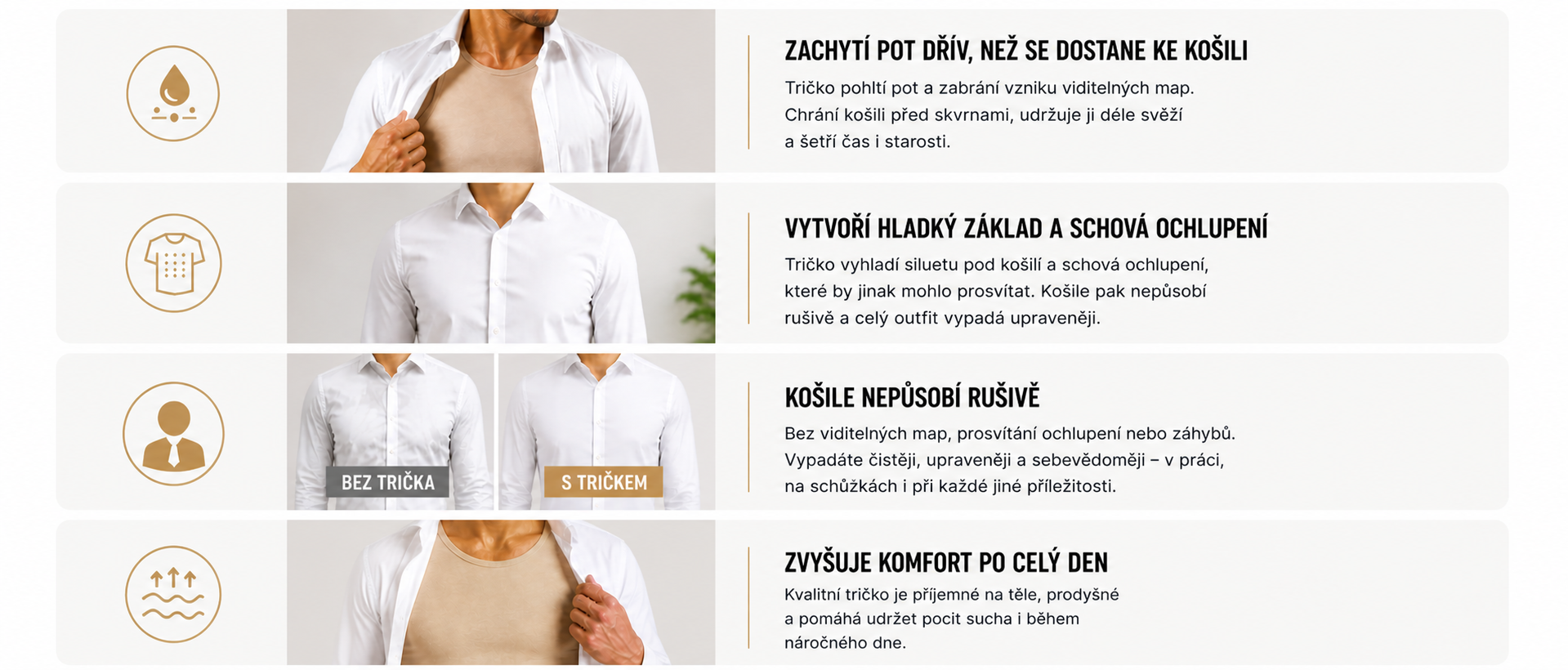 tričko neviditelné